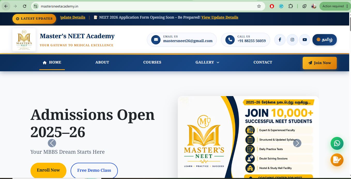 Masters Neet Academy